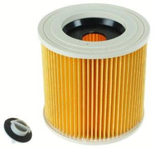 Karcher Wet & Dry cartridge filter (Equivalent to 64145520) Fits Models A2004, VC6100, A2504 and many more  Radford Vac Centre  - 1