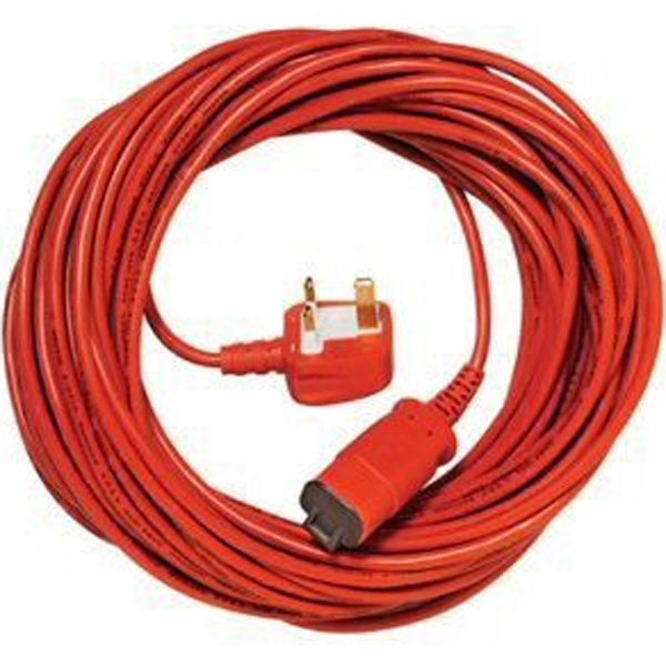 Genuine 15m Qualcast Mains Power Lead for Hedge & Grass Trimmers