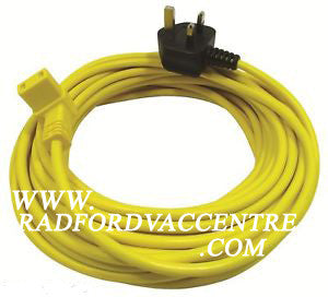 Genuine Victor V9 replacement cable / flex - angled connector - yellow  Radford Vac Centre  - 1